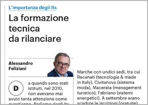 Il Resto del Carlino

L'importanza degli ITS
La formazione tecnica da rilanciare