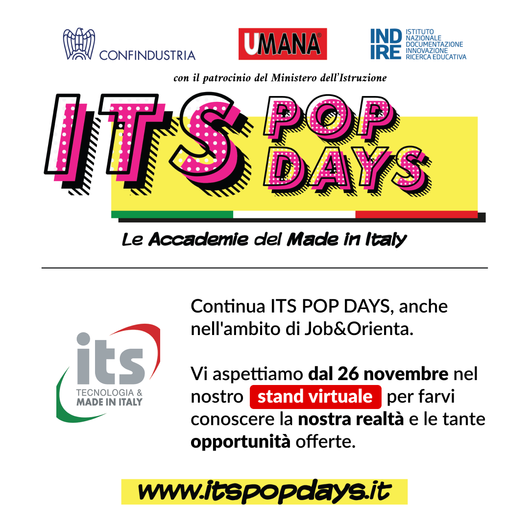 ITS POP DAYS Orientamento 2021/2023