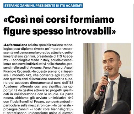 Il Resto del Carlino, 21 febbraio 2025

Così nei corsi formiamo figure spesso introvabili