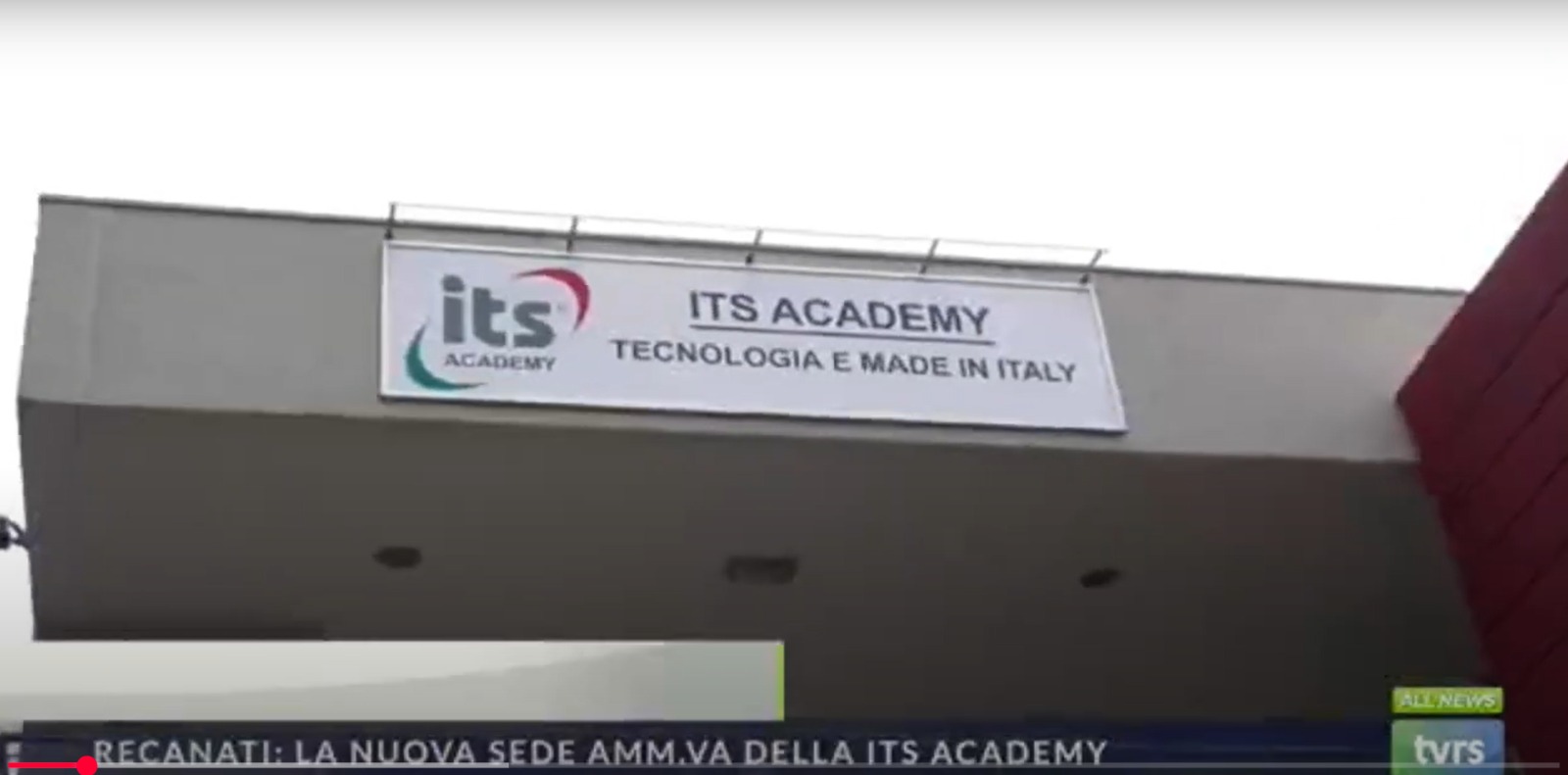 TVRS, 17 ottobre 2024

servizio tg - ITS Academy, nuova sede per Recanati