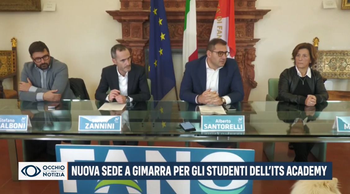 Occhio alla notizia, Fano TV, 31 ottobre

Nuova sede a Gimarra per gli studenti dell'ITS Academy